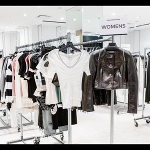 Alexander wang leather jackets women SZ 0